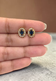 Beautiful studs with pink stone