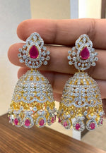 Load image into Gallery viewer, Beautifull gj polish jumkhas with green stone