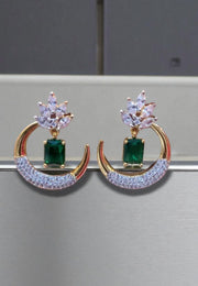 Beautiful earrings with moon design