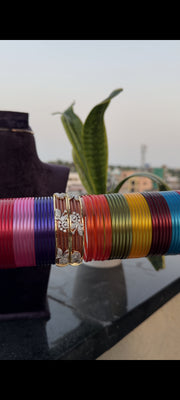 Beautiful changeable colour bangles with 12 colours