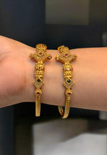 Load image into Gallery viewer, Beautiful bangles with nakshi model
