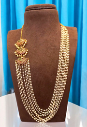 Beautiful fancy party wear necklace