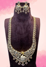 Load image into Gallery viewer, Stunning Gj polish long haram with purple colour stones
