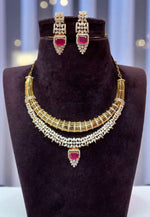 Load image into Gallery viewer, Beautiful victorian polish short necklace with two layer
