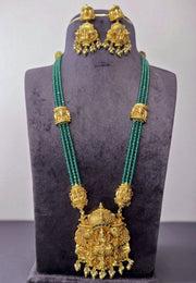 Beautiful beads haram with nakshi polish pendant