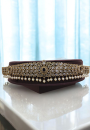 Stunning GJ polish hip-belt with diamond look