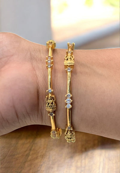 Beautiful bangles with nakshi polish