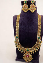 Load image into Gallery viewer, Traditional long haram with green stone