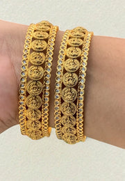 Traditional nakshi bangles with Laxmi Devi motive