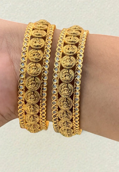 Traditional nakshi bangles with Laxmi Devi motive