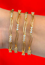 Load image into Gallery viewer, Beautiful set of bangles -perfect for any occasion
