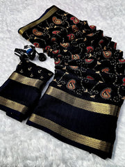 super premium georgette sarees.. UNIFORM design